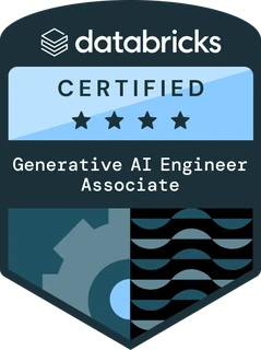 Databricks Certified Generative AI Engineer Associate badge
